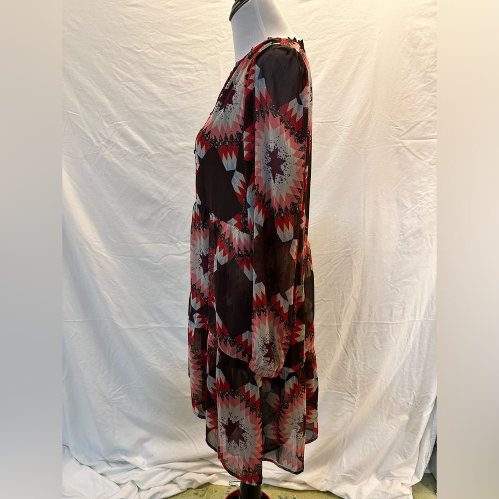 Loft Patchwork Print Dress - image 3